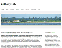 Tablet Screenshot of anthonylab.org